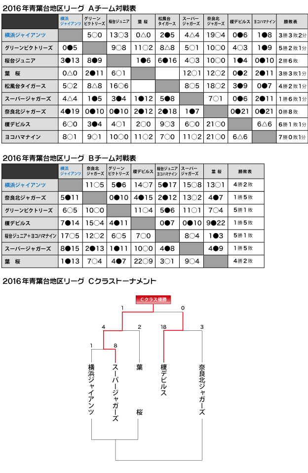 2016青葉台地区リーグ